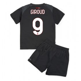 Baby Fußballbekleidung AC Milan Olivier Giroud #9 Heimtrikot 2022-23 Kurzarm (+ kurze hosen)